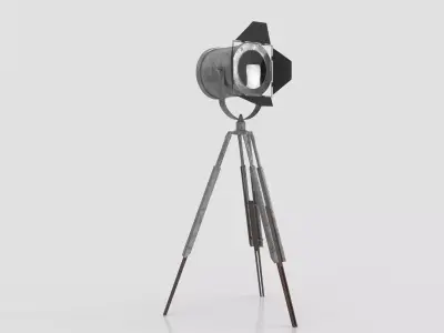 Tripod Cinema Lamp 3D model