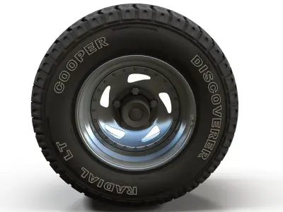 Offroad wheel  3D model
