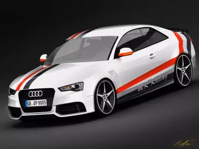Audi A5 2012 Race Version 3D model
