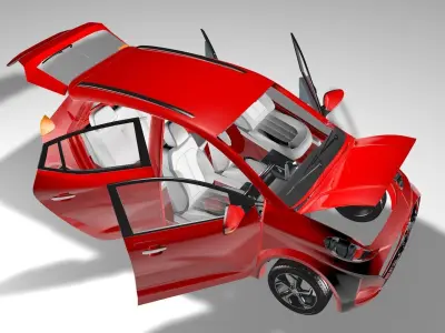 Car Intirior 3D model