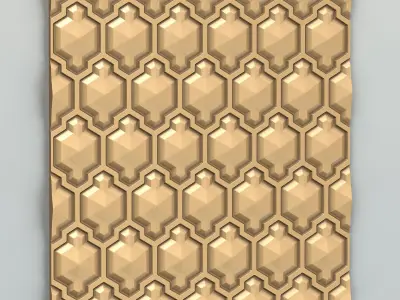 Wall panel 017 3D model