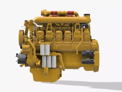CAT 3512 C FOR 785D 3D print model