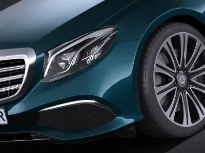 Mercedes E-Class 2017 3D model