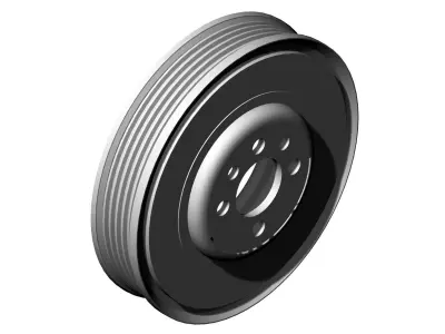 Pulley 01 3D model