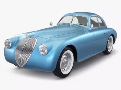 Generic Retro Sport Car M 1 3D model