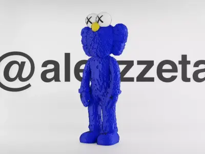 Kaws BFF 8 bits for Print 3D print model