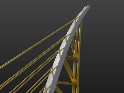 Sheikh Jaber Al-Ahmad Al-Sabah Causeway 3D model