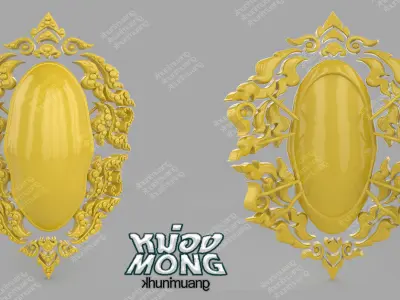 The character design is designed from Thai glass 3D model