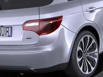 Generic Average Hatchback 2015 VRAY 3D model