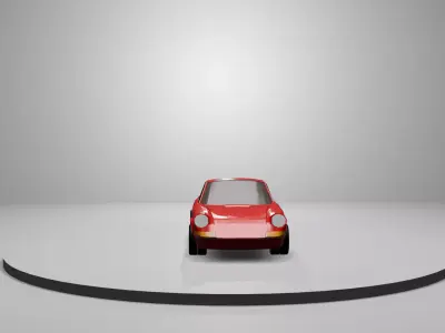 Porsche 911 1967  Modelo 3D Low Poly  3D model