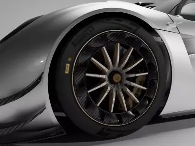 Pagani Huayra R Evo Roadster   Low-poly 3D model