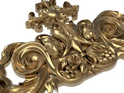  decorative pattern ready for 3D printing 3D model 425