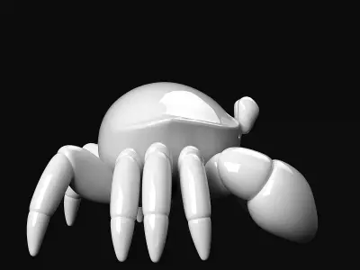 Crab Statue 3D print model