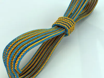 rope for climbing 3D model