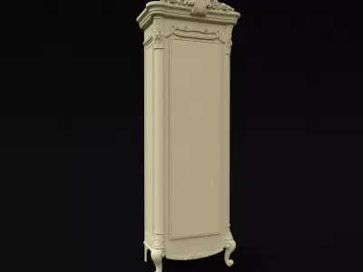 sideboard ornate cabinet 3D model