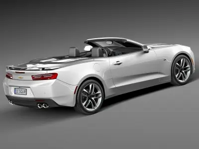 Chevrolet Camaro SS Convertible CG 2016 3D model
