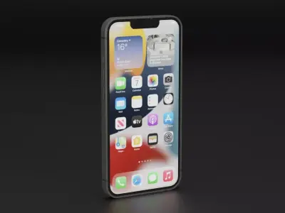 Apple iPhone 13 Pro 15th Gen Low-poly 3D model