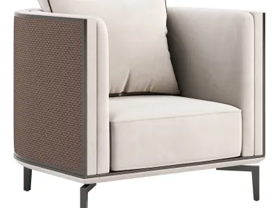 BACKSTAGE Armchair by Visionnaire 3D model