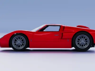 GT40 Mk II 1966 3D print model
