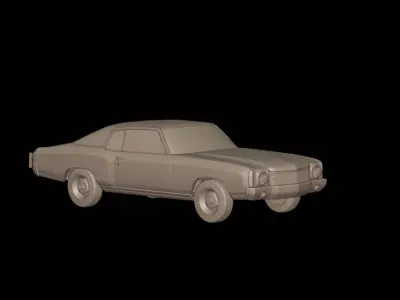 CHEVROLET MONTE CARLO 1970  3D print model