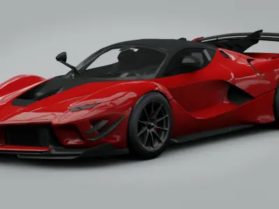 Ferrari FXX K Evo 2018 3D model