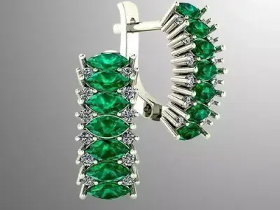 Earrings 24 3D print model