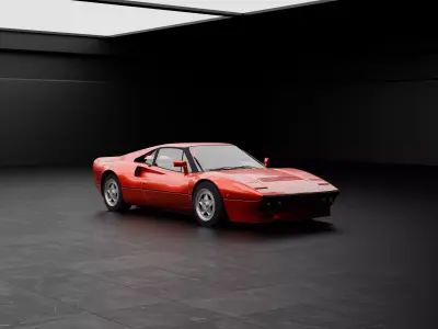 ferrari 288 gto  Free low-poly 3D model
