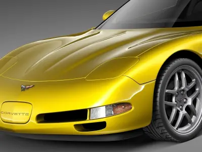 Chevrolet Corvette C5 Z06 3D model