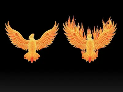 phoenix 3D print model