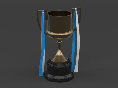 Trophy Cup 3D model 9