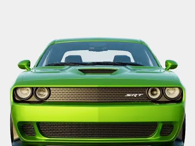 Dodge Challenger SRT 392 2017 Low-poly 3D model