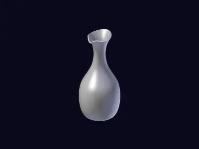 Flower Vase Free 3D model shop