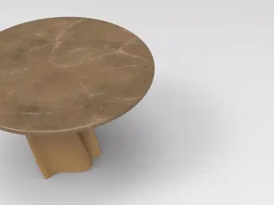 Lurr Dining Table Low-poly 3D model