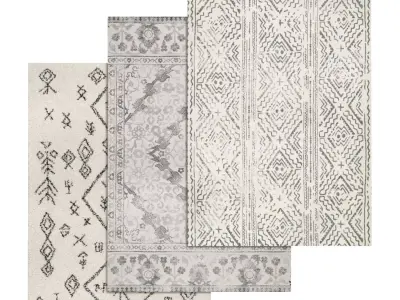 Rug Set 1505 3D model