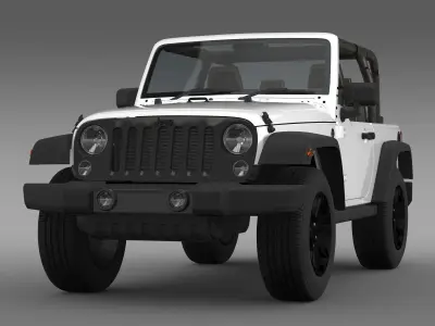 Jeep Wrangler Willys 2014 3D model
