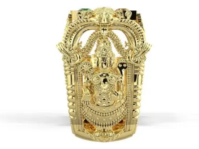 Balaji Rings For 3D print  3D print model