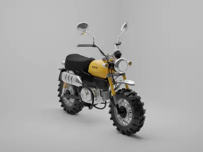 Honda Monkey - Motorcycle Vehicle 3D model