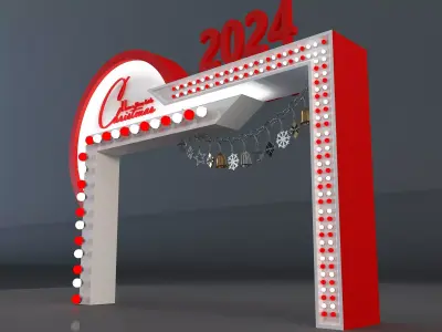 Gate Event Christmas a342  3D model