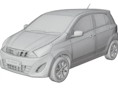 Perodua Axia 3D model
