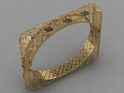 Turkish bracelet 01 3D print model