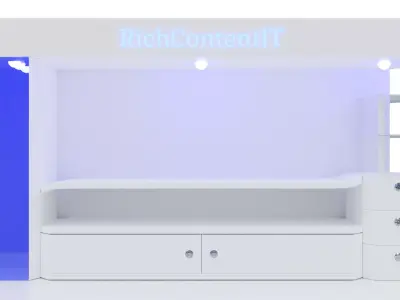 TV Cabinet for 55-inch TV 3D model