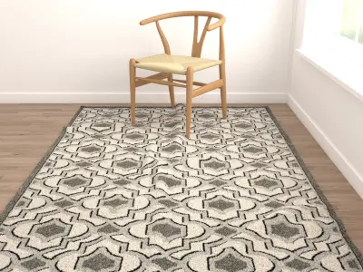 Rugs No 43 Low-poly 3D model