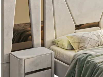 LunaDream Bed Vol01 3D model