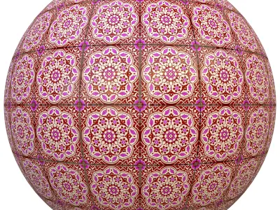 tile patterned 13-seamless-4k-pbr  Texture