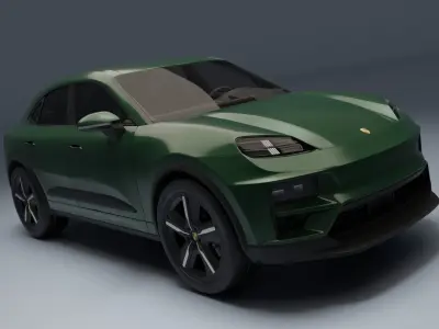Porsche Macan 2025 3D model
