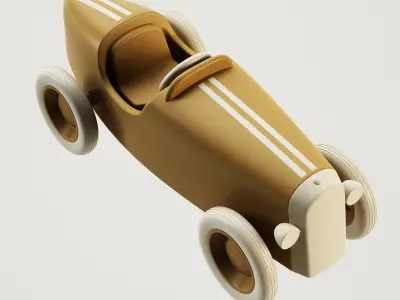 Grand Prix Racing Car Toy by Ooh Noo 3D model