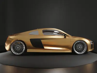 AUDI R8 3D MODEL - OBJ 3D model
