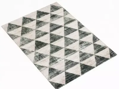 baxter FIFTIES TRIANGLE RUG 3D model