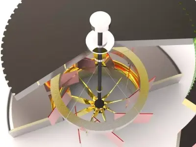 Water turbine Free 3D model