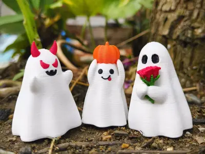 Halloween Special - Cute Boo Ghost collection 3D print model